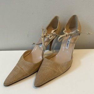 Manolo Blanhnik heels 37.5